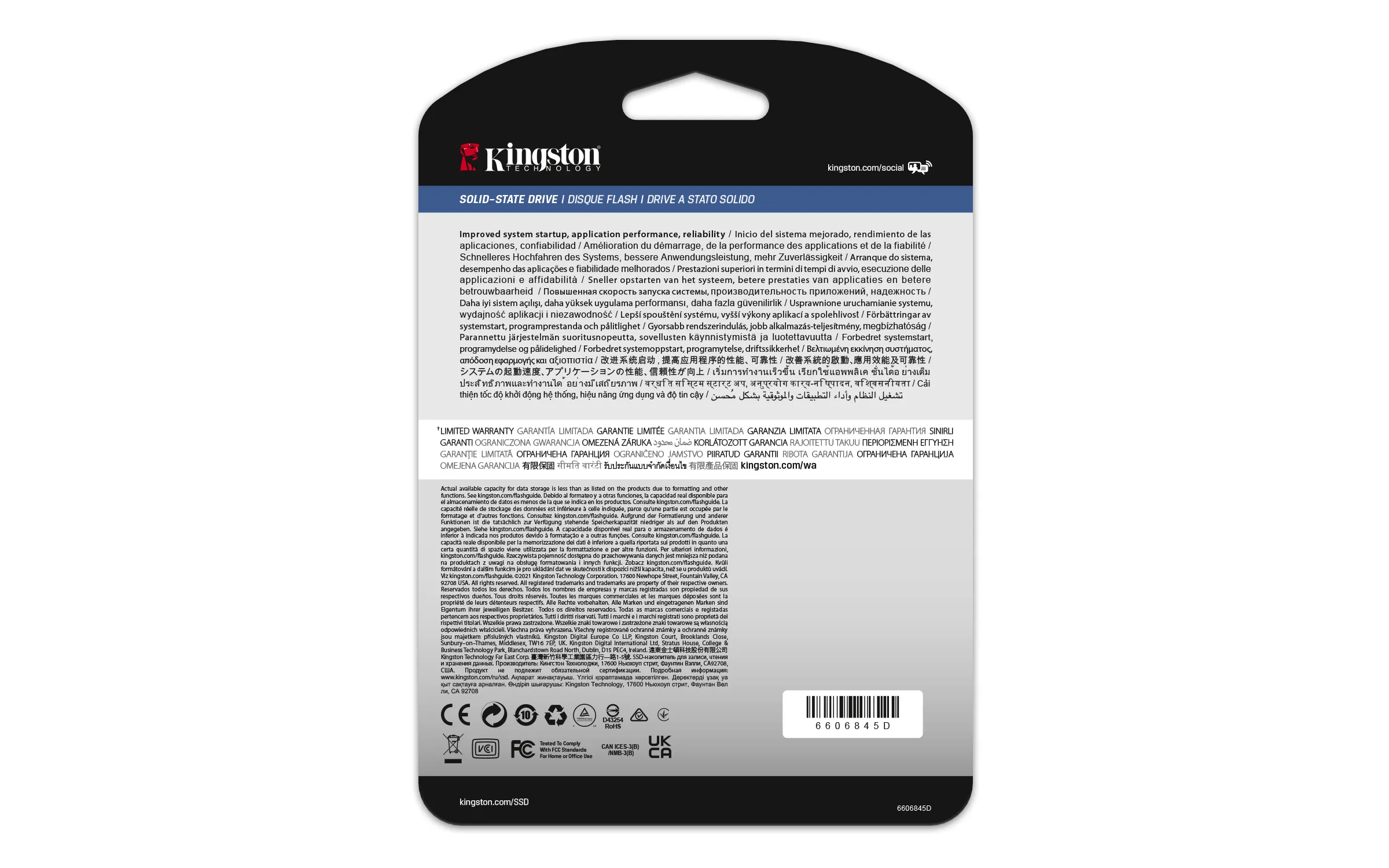 Kingston 3840G DC600M (Mixed-Use) 2.5” Enterprise SATA SSD 3,84 TB, SATA III, 2.5" -SSD-levy
