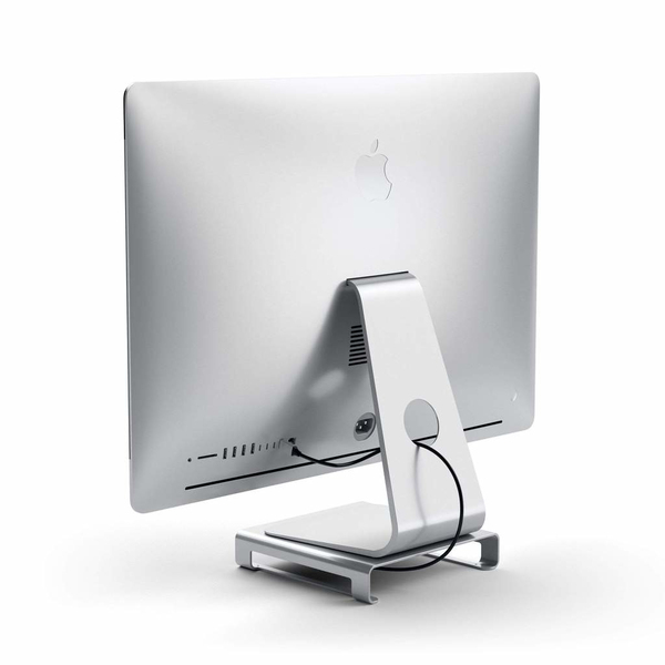 Satechi USB-C Aluminum Monitor Stand Hub for iMac, silver