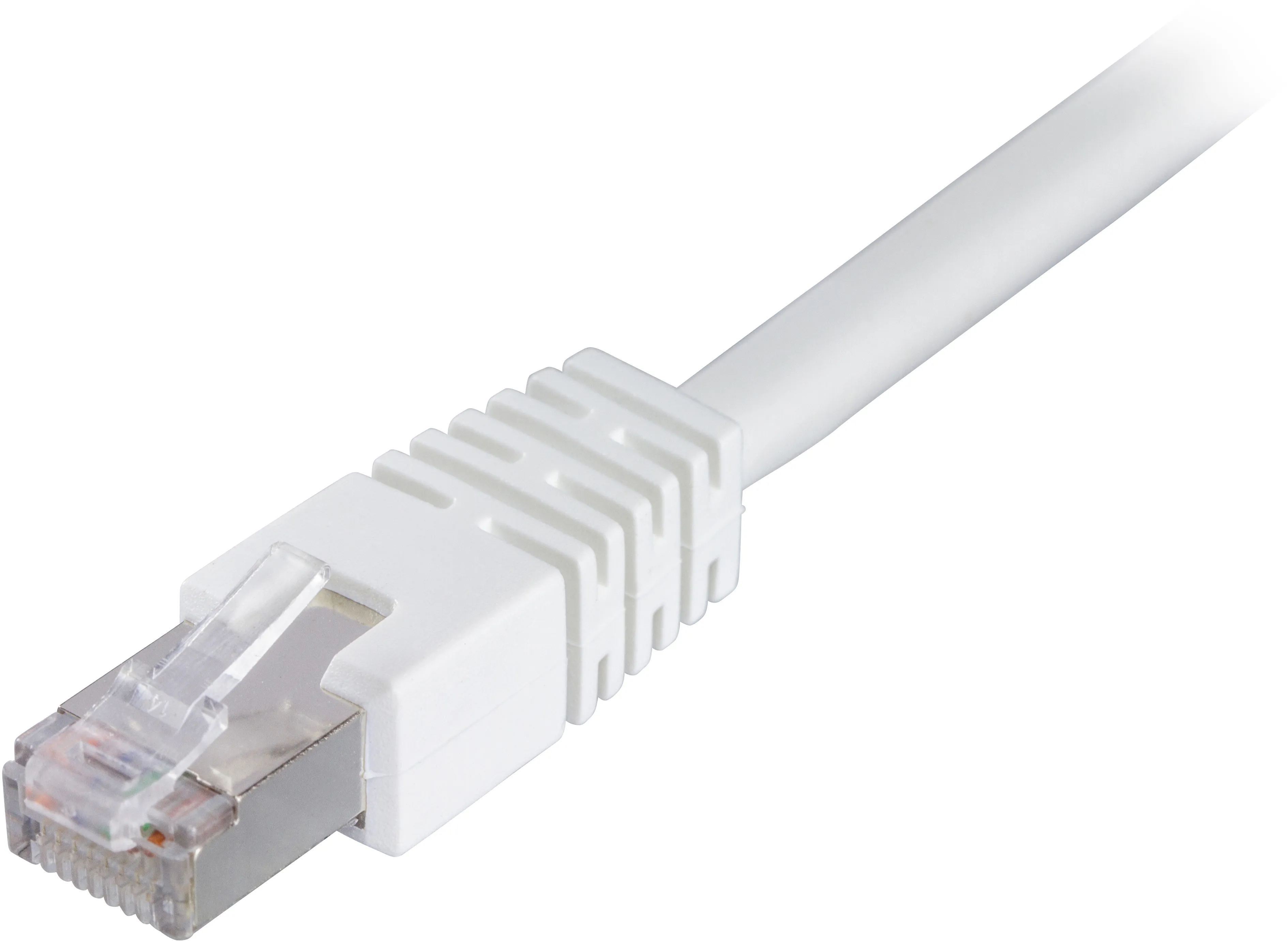 Deltaco Cat6 F/UTP RJ45 3.5m n&auml;tverkskabel, vit