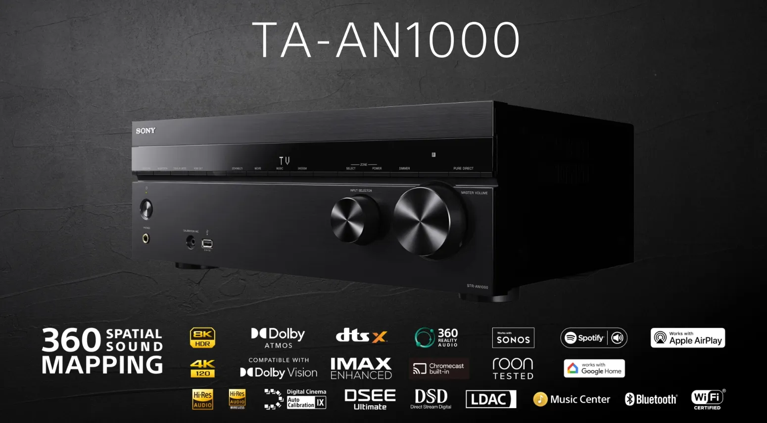 SONY TA-AN1000 8K 7.2 ch AV Amplifier