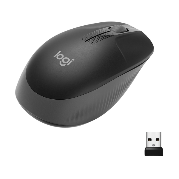 Logitech M190 - wireless mouse, Charcoal
