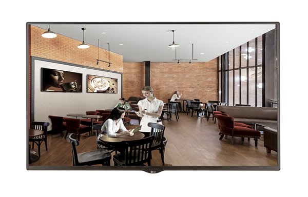LG 55SE3B-B - 55&quot; Luokka LED-n&auml;ytt&ouml; - digital signage - 1080p (Full HD) - reunavalaistus - musta