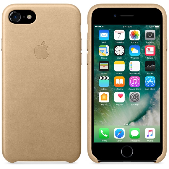 Apple iPhone 7 -nahkakuori - sahara