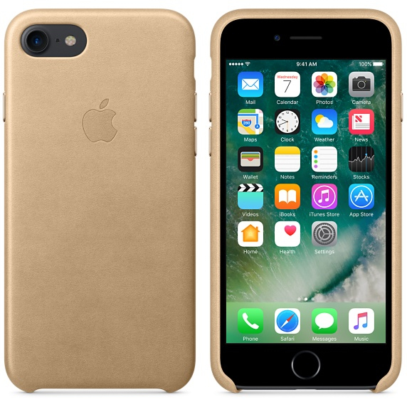 Apple iPhone 7 -nahkakuori - sahara