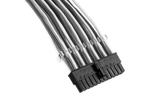 Phanteks Extension Cable Combo Pack_24P/8P/8V/8V. 500mm Length. White/Grey