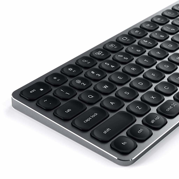 Satechi Wireless Keyboard for up to 3 devices - US English Layout, Space Gray