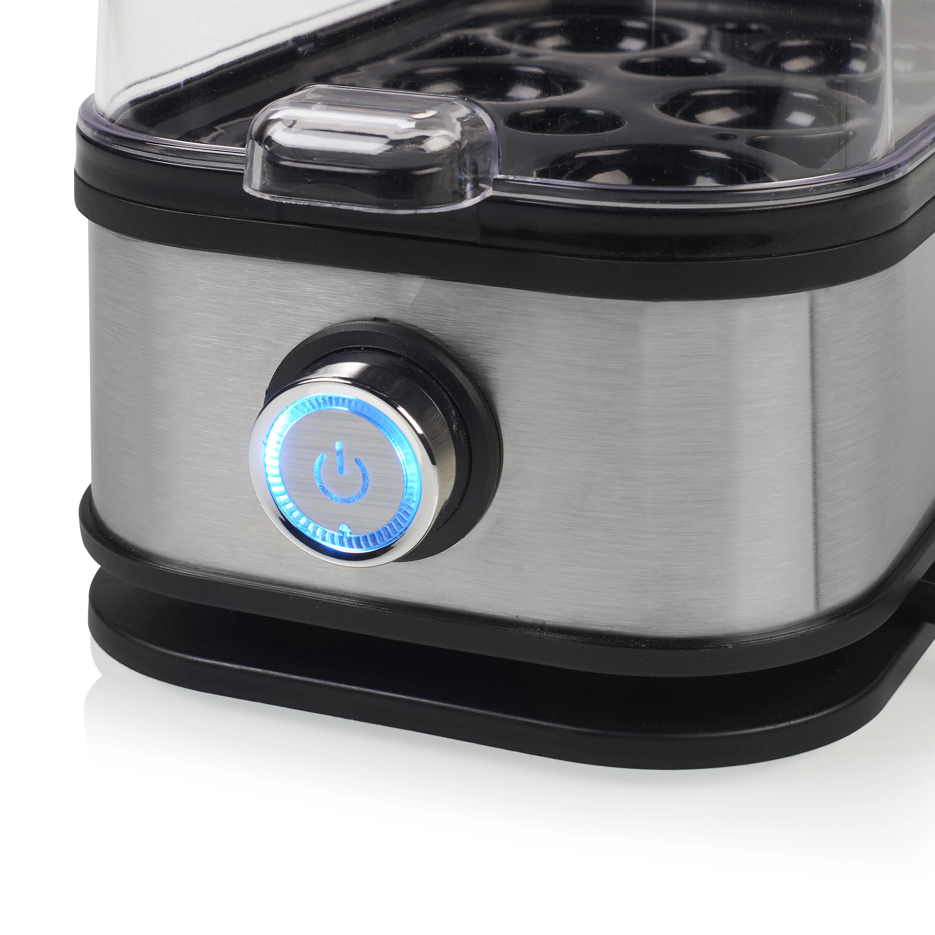 Princess 262046 Egg Cooker, 6 Eggs, 400 W, Black/Silver