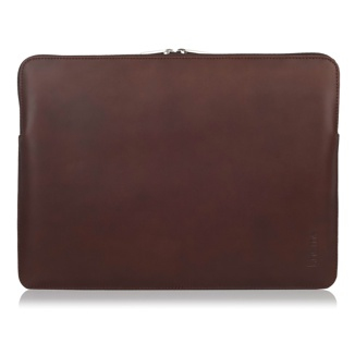 Knomo Leather Sleeve for MacBook Pro 15" Retina, tummanruskea