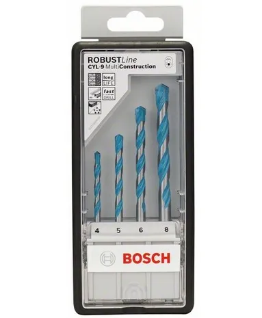 Bosch Robust Line CYL-9 Multi Construction Borebitsæt Bor