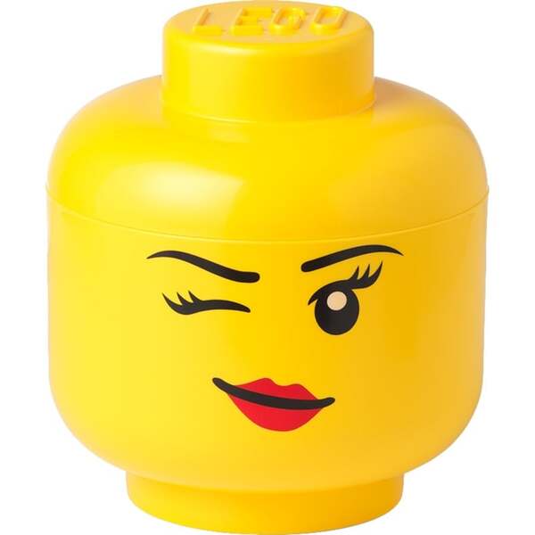 Room Copenhagen Lego Storage Head "Whinky" large storage box&nbsp;(yellow)