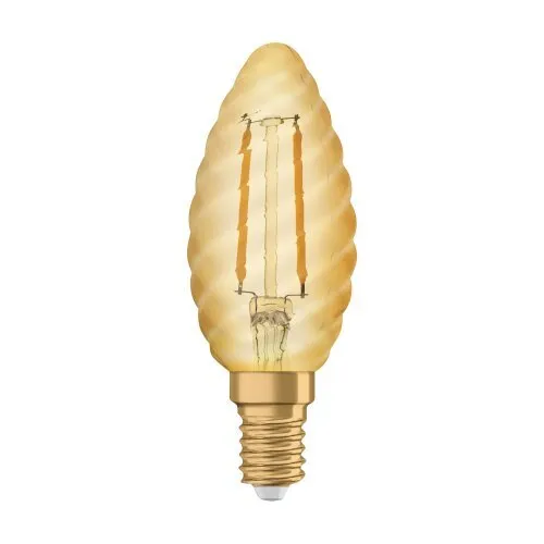 Ledvance LED 1906, Vintage candle, 22W/825 fil BW gold, E14