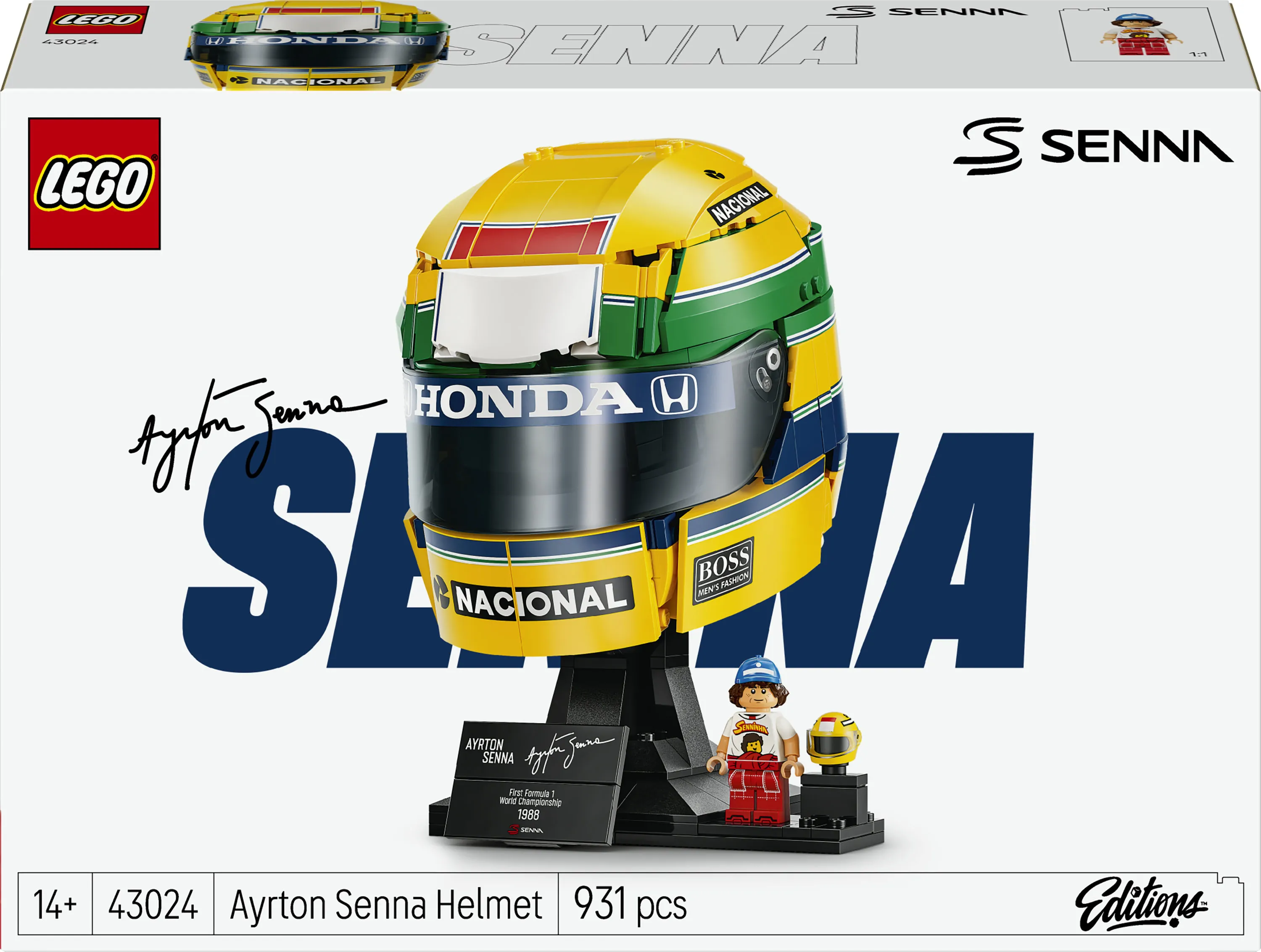 LEGO Editions Ayrton Senna Helmet 43024