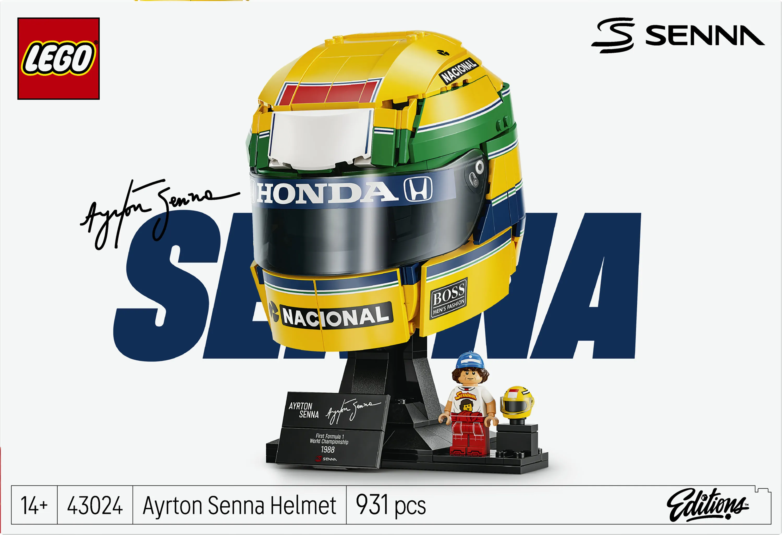 LEGO Editions Ayrton Senna Helmet 43024