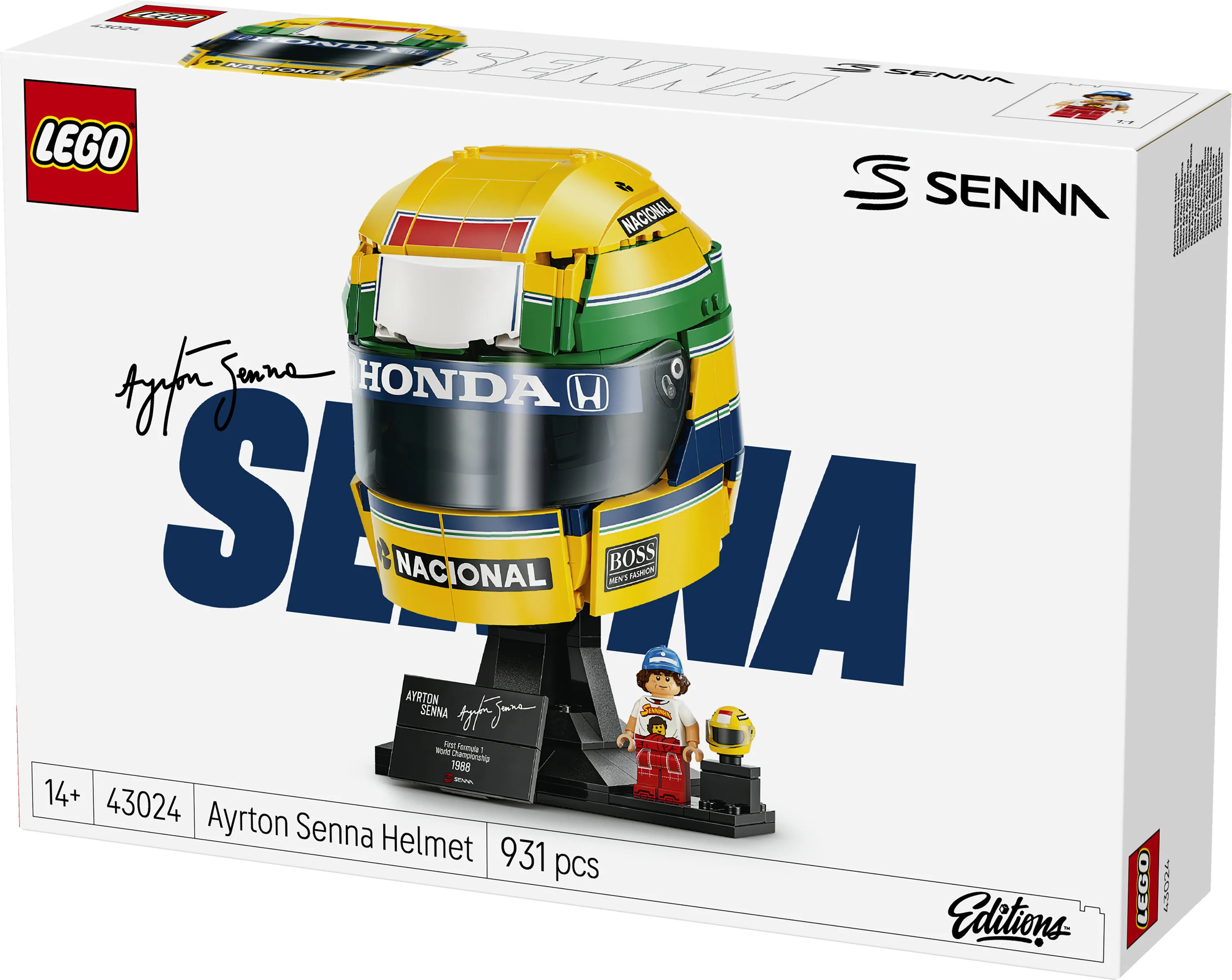 LEGO Editions Ayrton Senna Helmet 43024