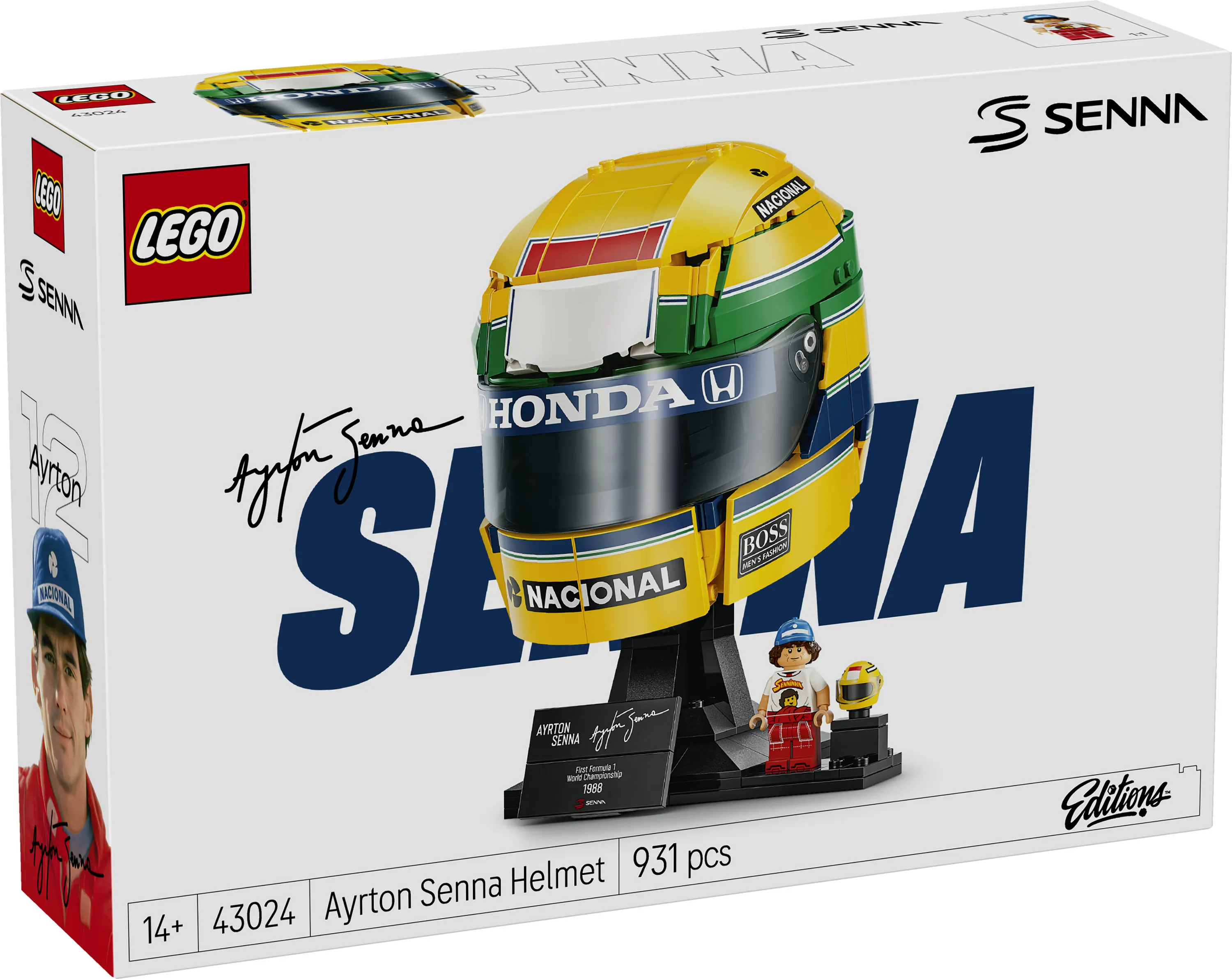 LEGO Editions Ayrton Senna Helmet 43024
