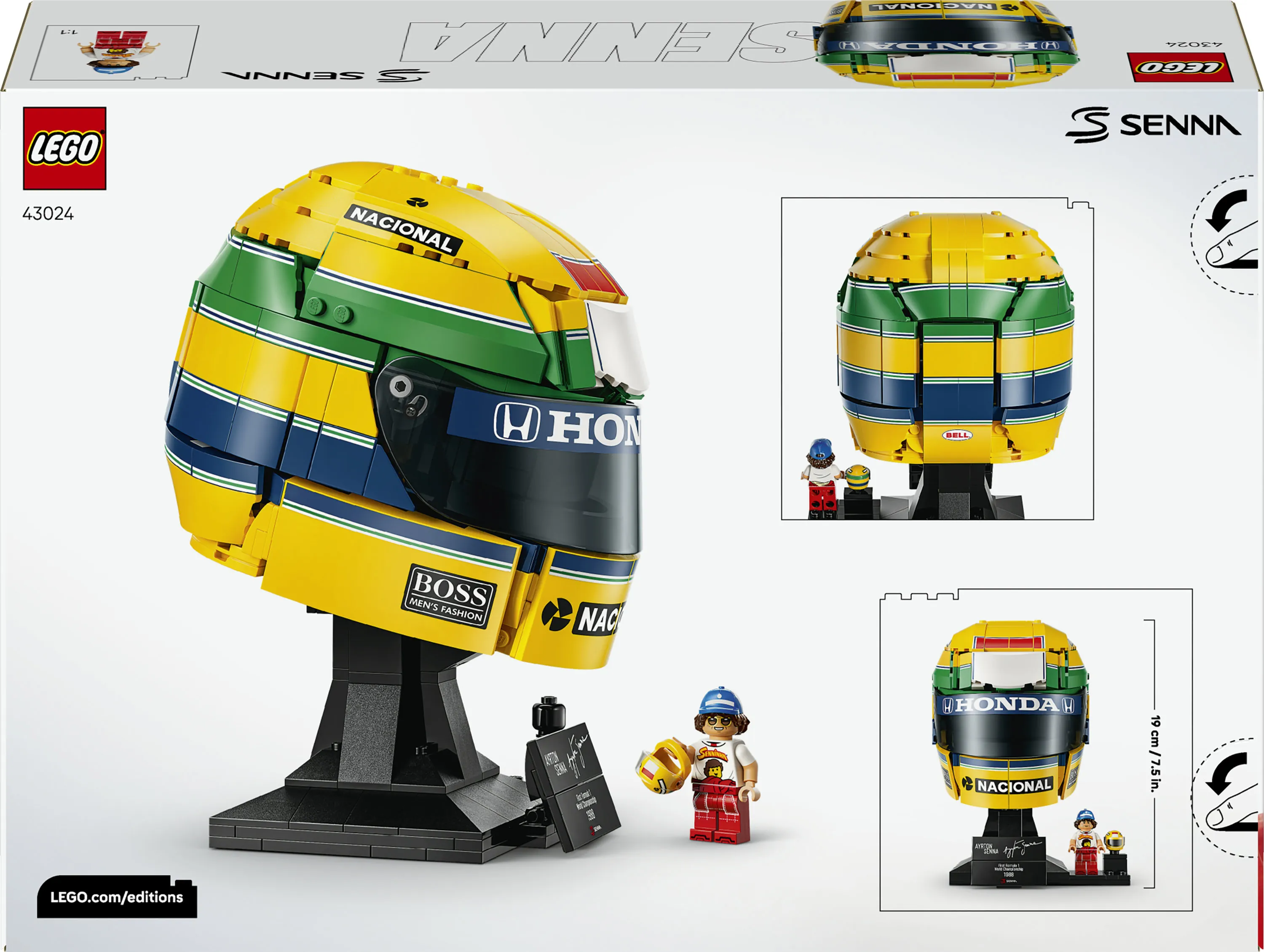 LEGO Editions Ayrton Senna Helmet 43024