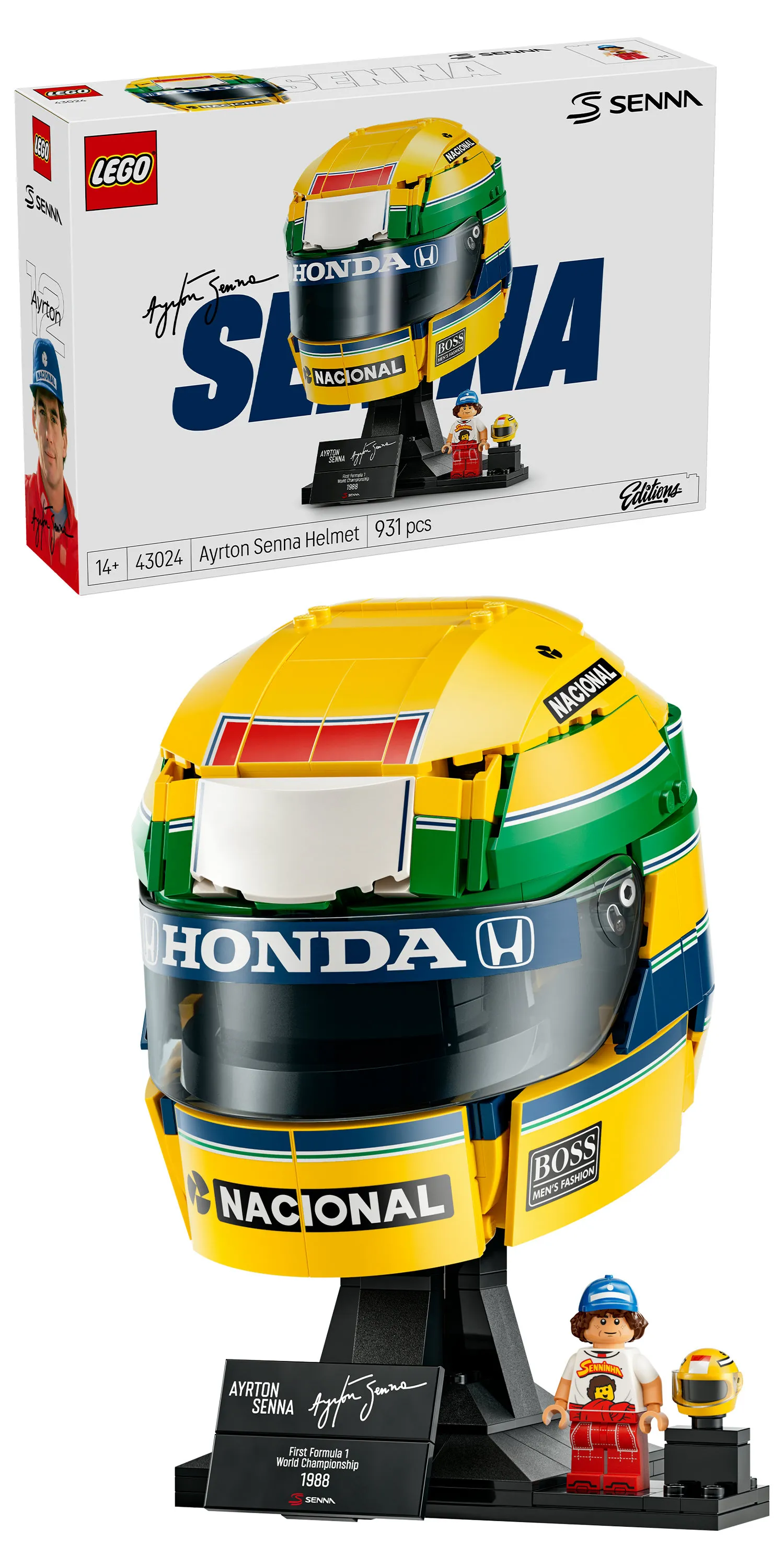LEGO Editions Ayrton Senna Helmet 43024