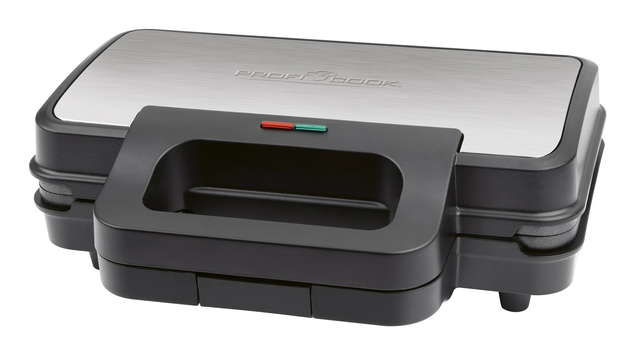 PROFICOOK 501315 Sandwich Toaster, Stainless Steel, 900 W, 2 Slices