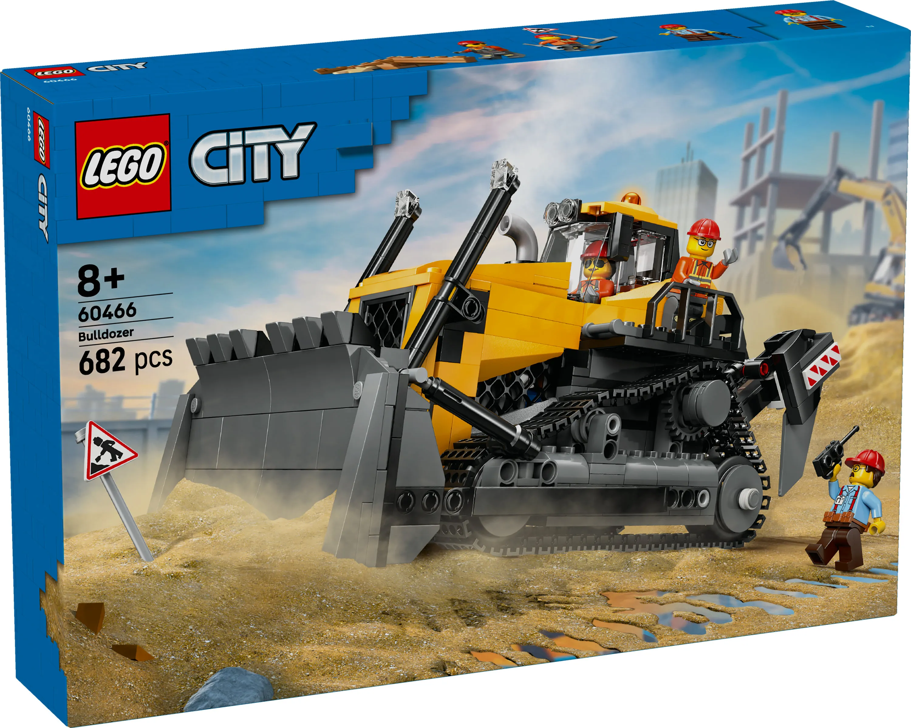 LEGO City Yellow Bulldozer 60466