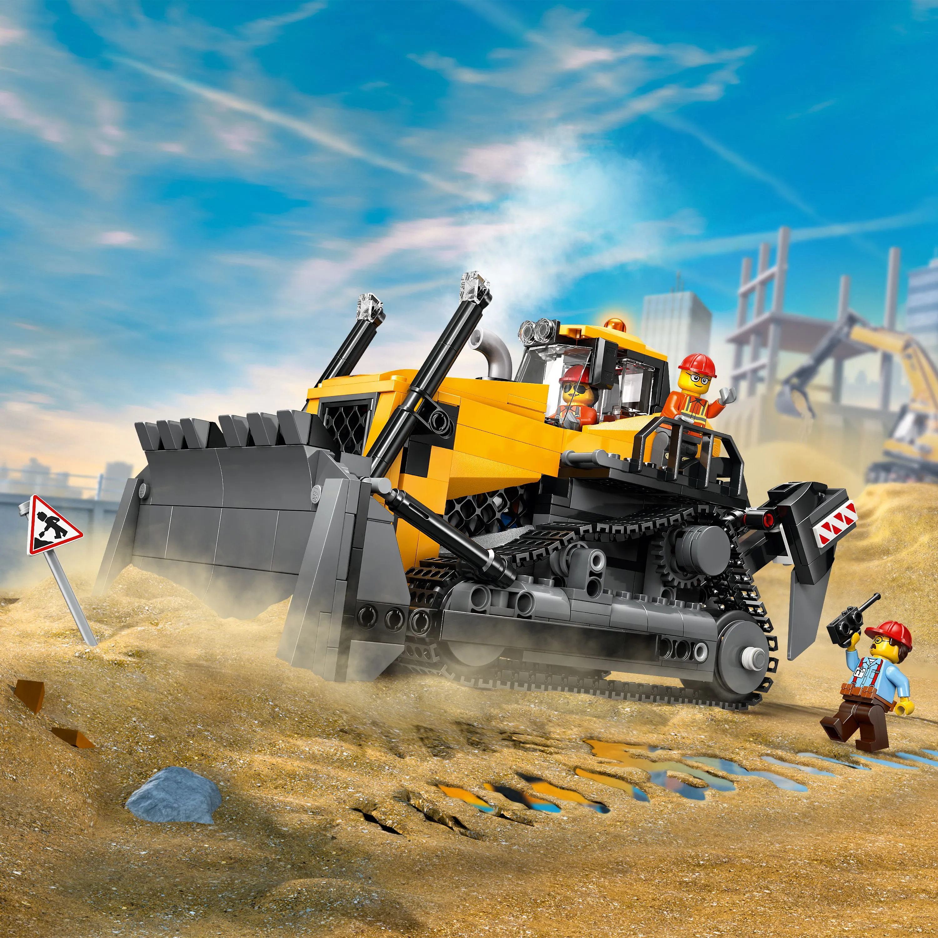 LEGO City Yellow Bulldozer 60466