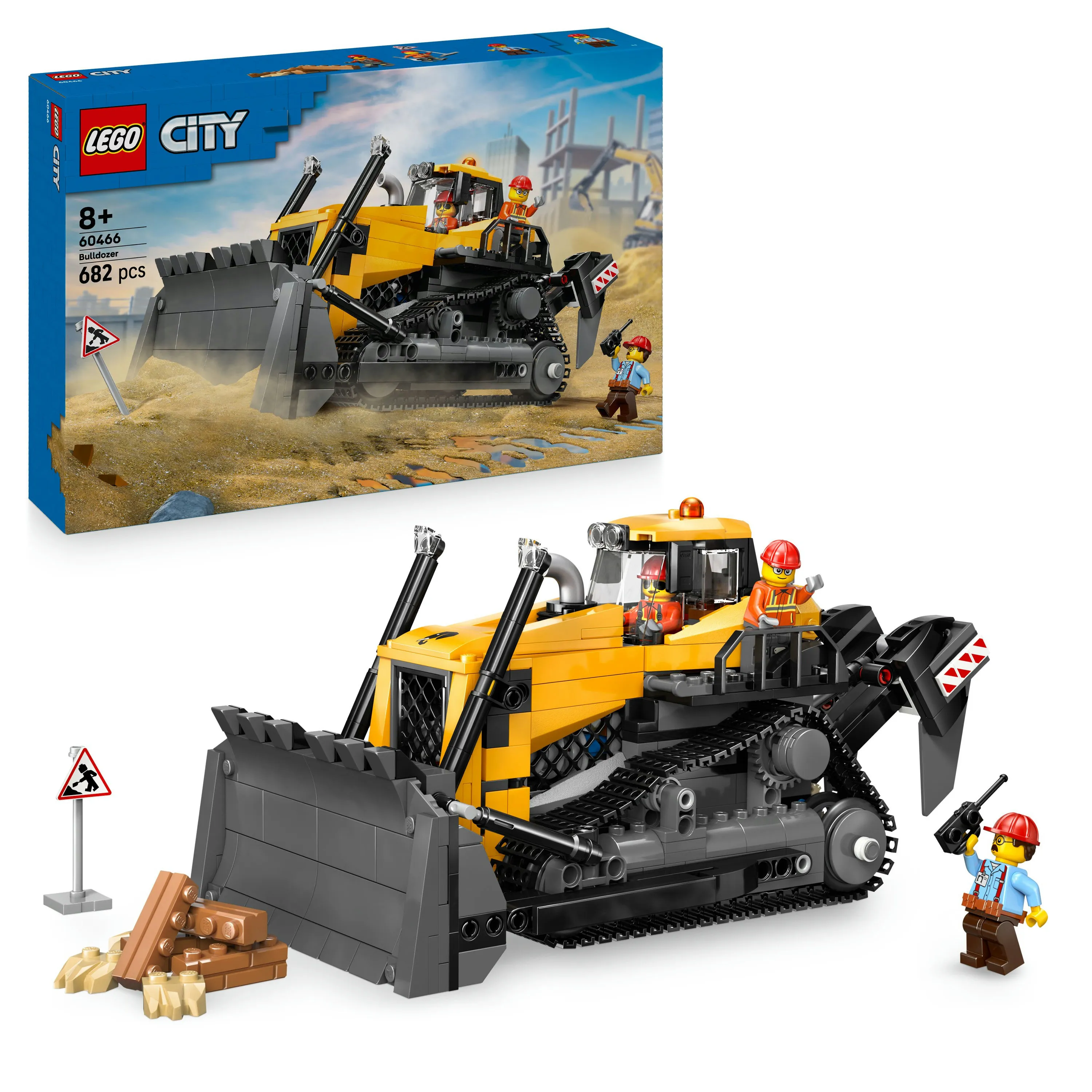 LEGO City Yellow Bulldozer 60466