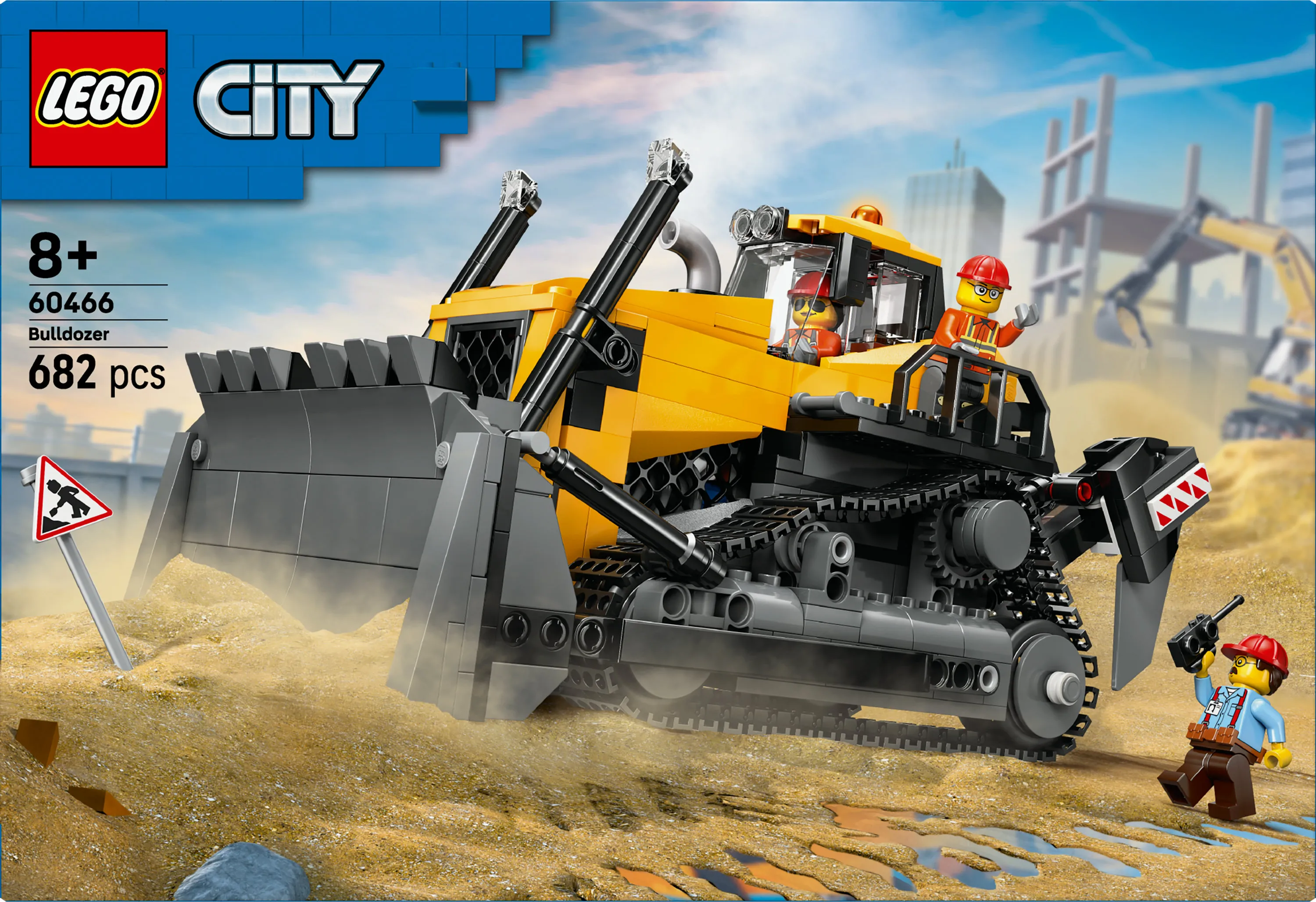 LEGO City Yellow Bulldozer 60466