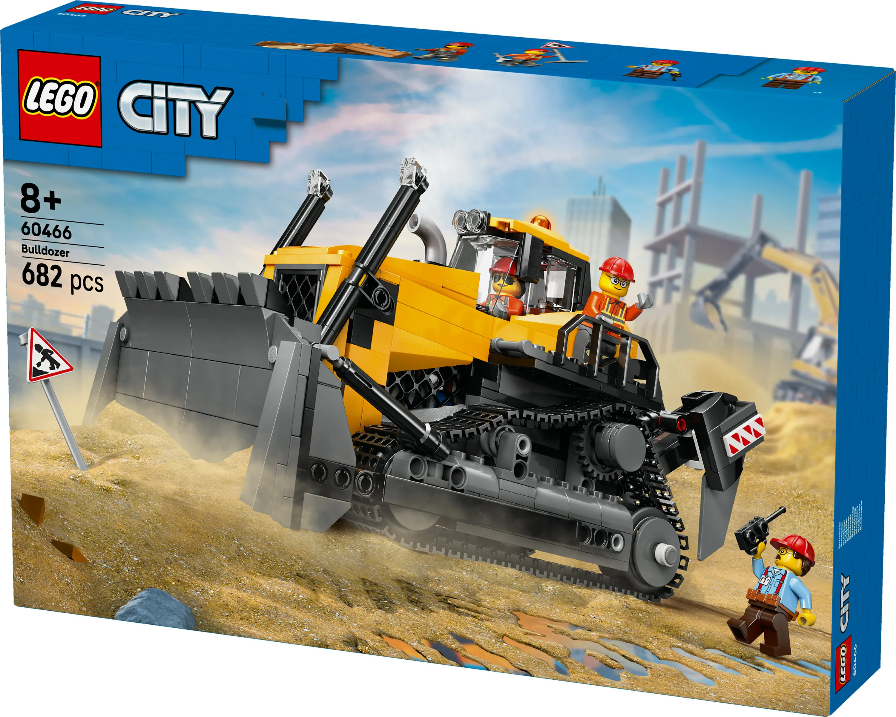 LEGO City Yellow Bulldozer 60466
