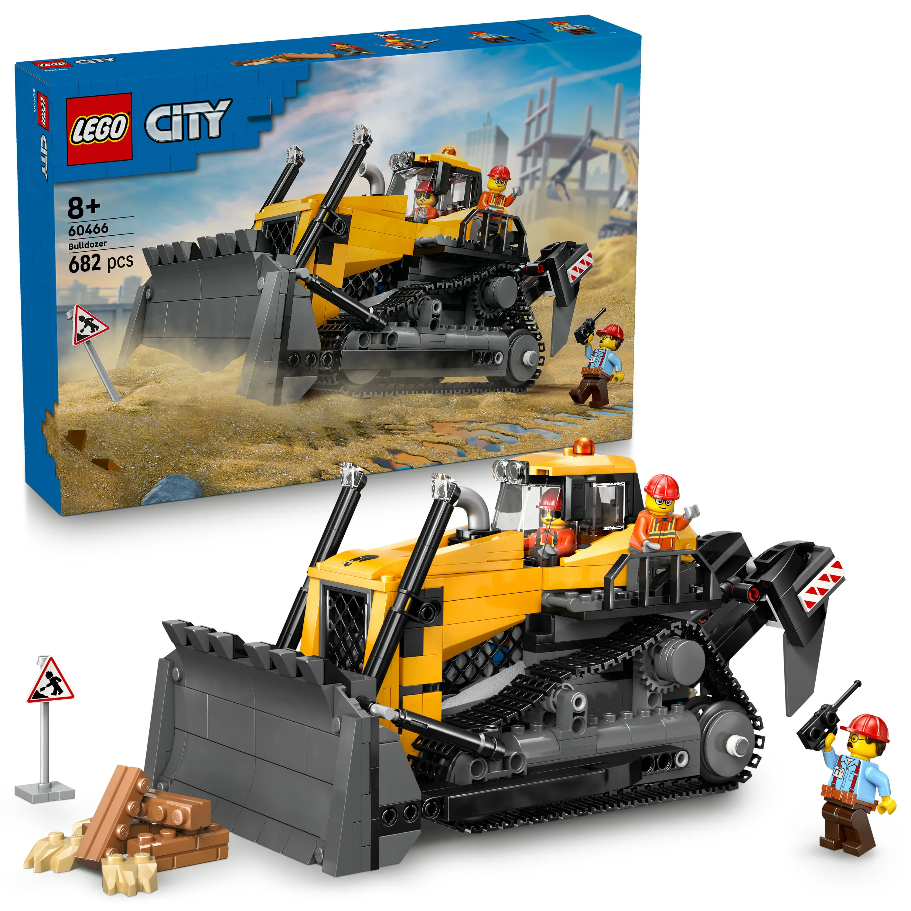 LEGO City Yellow Bulldozer 60466
