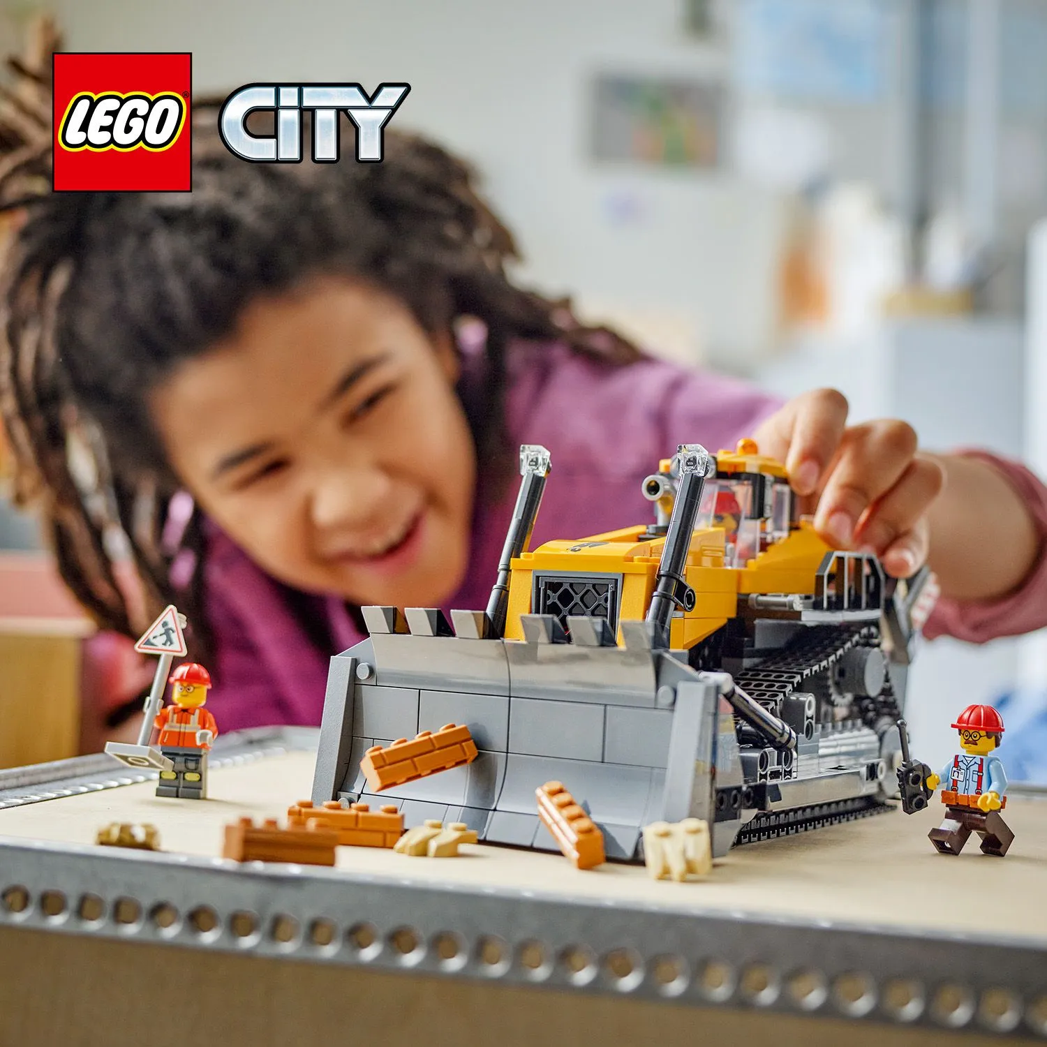 LEGO City Yellow Bulldozer 60466