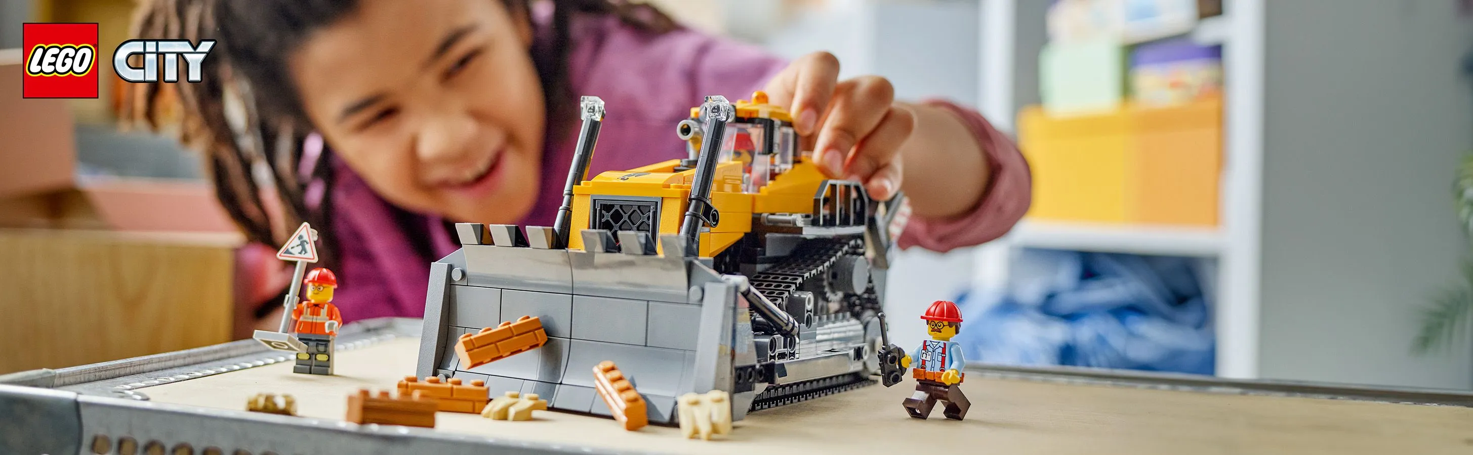 LEGO City Yellow Bulldozer 60466