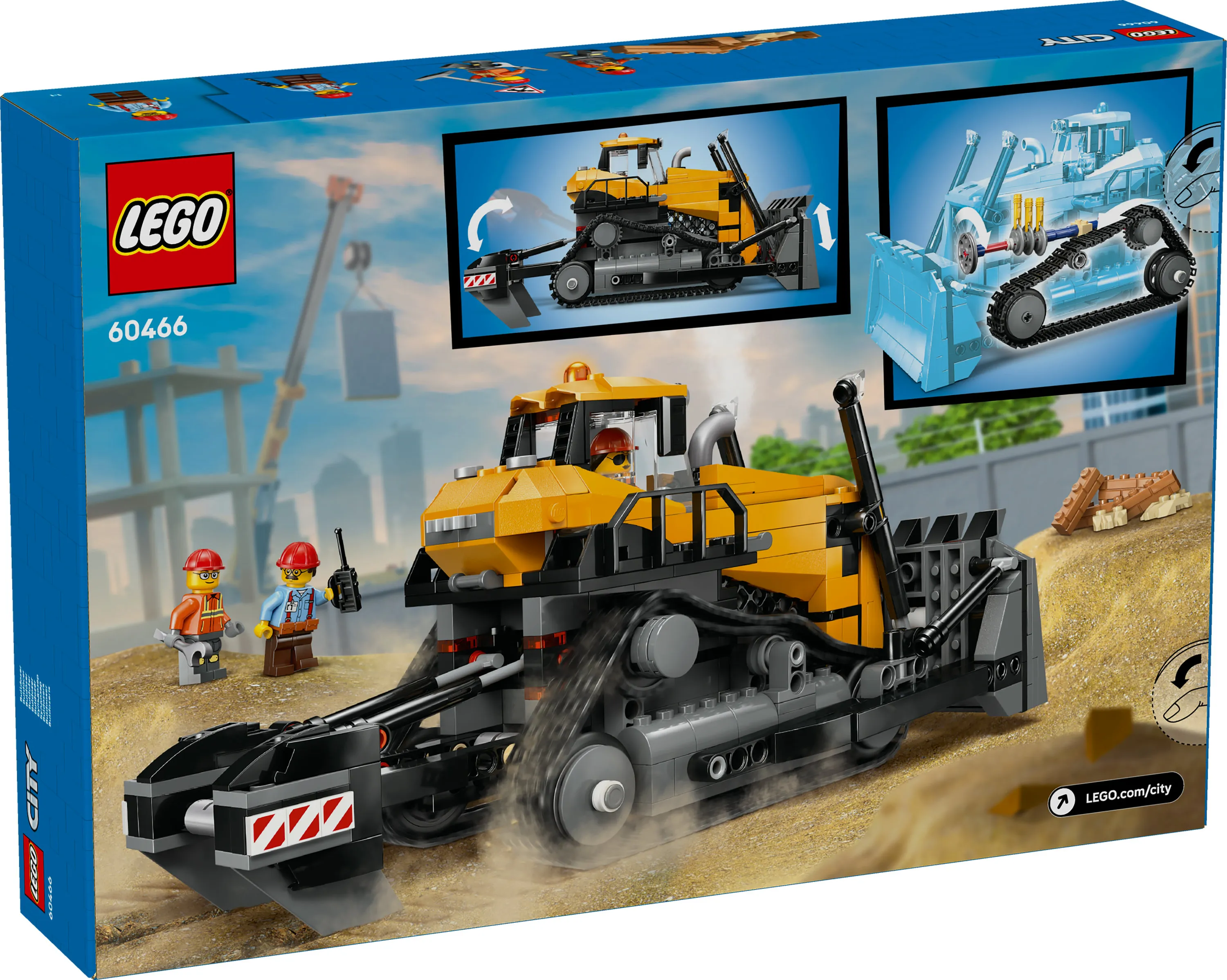 LEGO City Yellow Bulldozer 60466