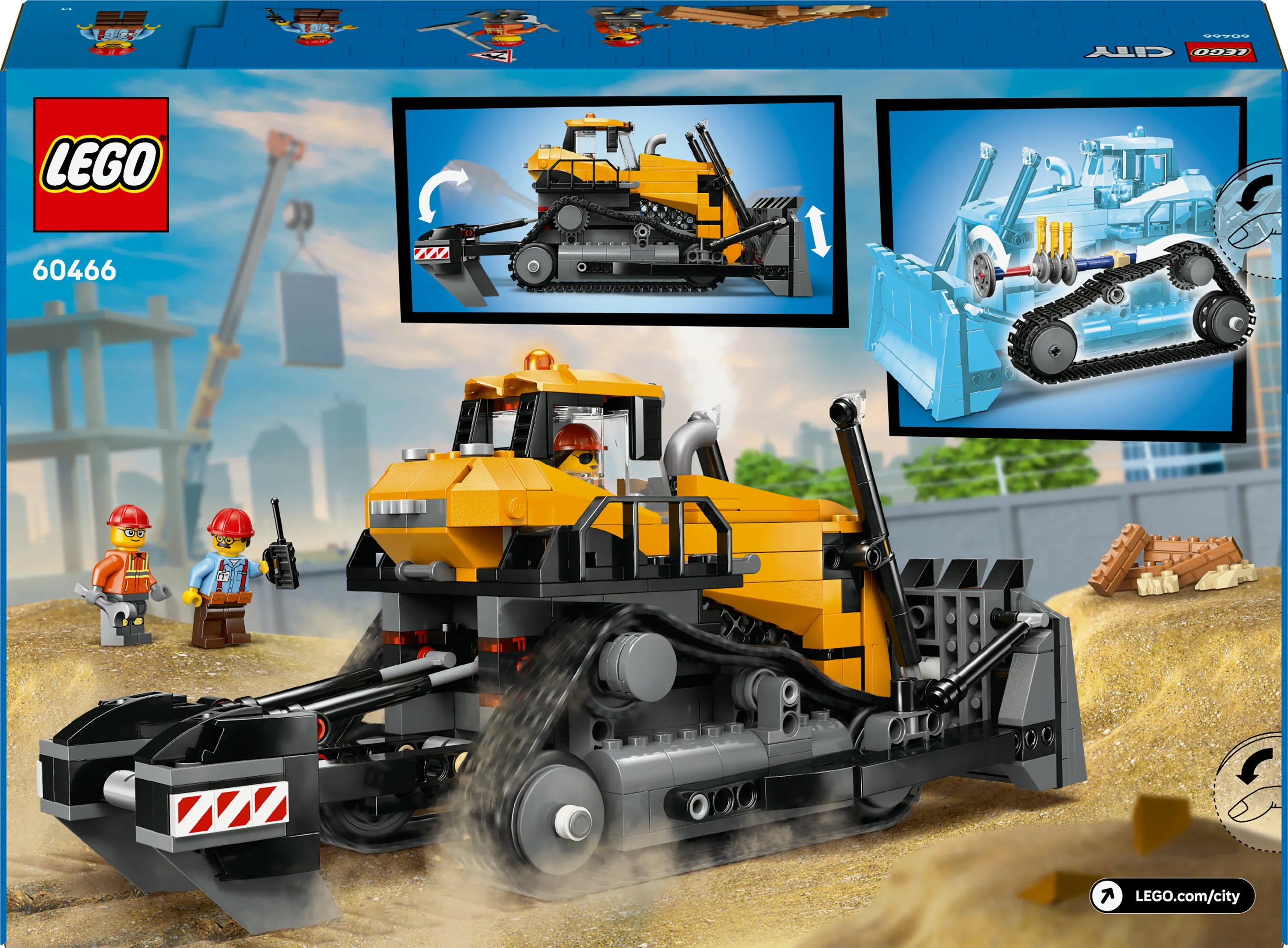 LEGO City Yellow Bulldozer 60466