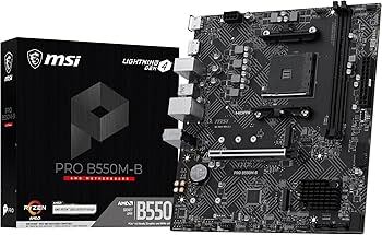 MSI PRO B550M-B AM4 mATX -emolevy