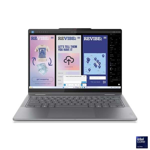 Lenovo Yoga 7 2-in-1 14" Ultra 5 226V, 16GB, 512GB, Win 11 Home - Notebook, Luna Grey