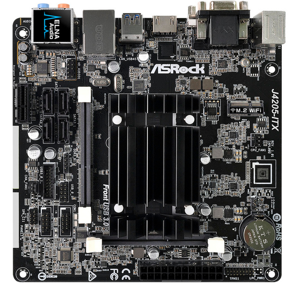 Asrock J4205, ITX -emolevy