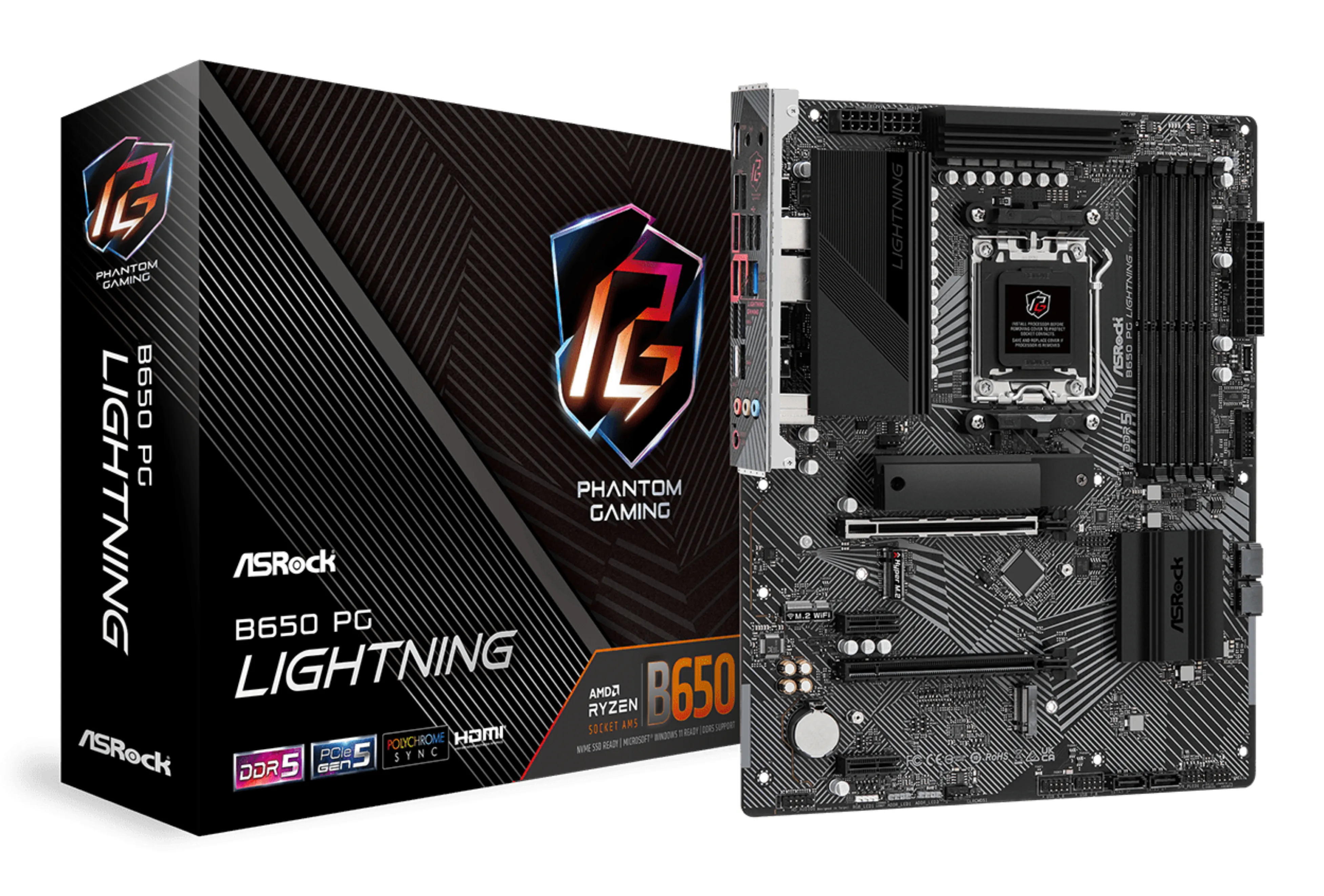 ASRock B650 PG Lightning ATX -emolevy