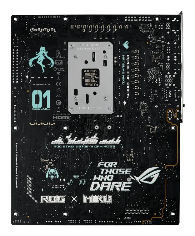 Asus ROG Strix X870E-H Gaming Hatsune Miku Edition WiFi 7 AM5 ATX Motherboard