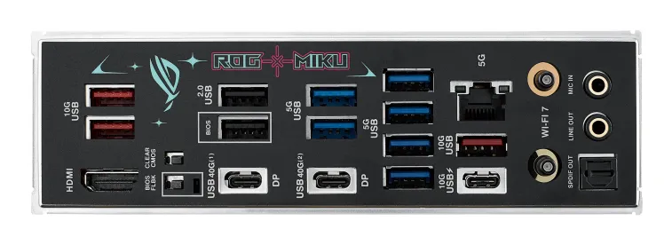 Asus ROG Strix X870E-H Gaming Hatsune Miku Edition WiFi 7 AM5 ATX Motherboard