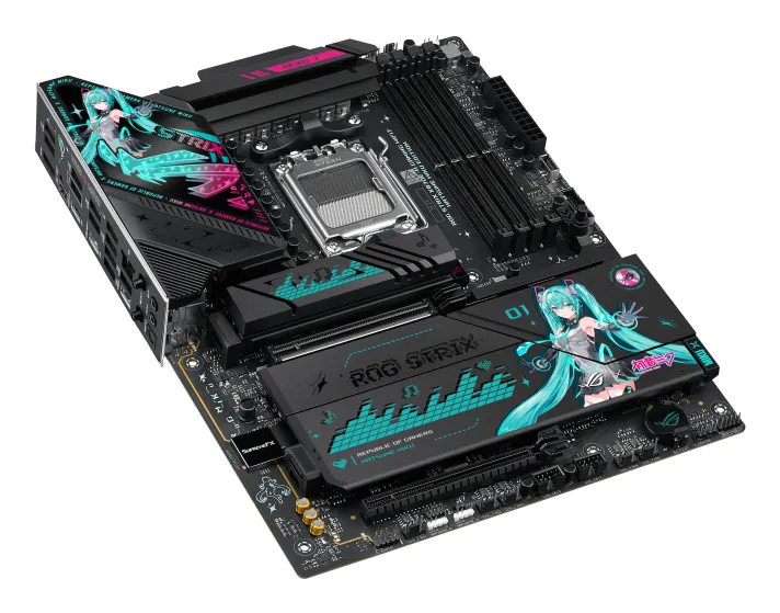 Asus ROG Strix X870E-H Gaming Hatsune Miku Edition WiFi 7 AM5 ATX Motherboard