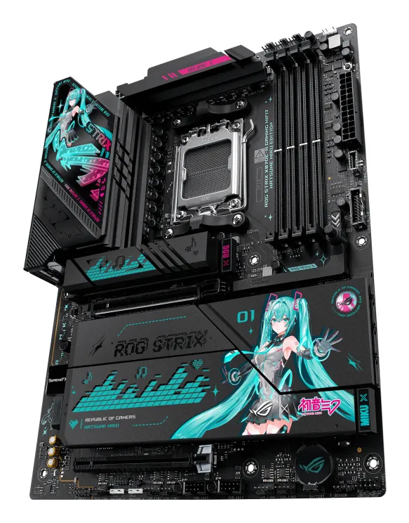 Asus ROG Strix X870E-H Gaming Hatsune Miku Edition WiFi 7 AM5 ATX Motherboard