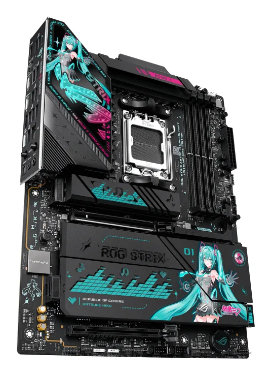 Asus ROG Strix X870E-H Gaming Hatsune Miku Edition WiFi 7 AM5 ATX Motherboard