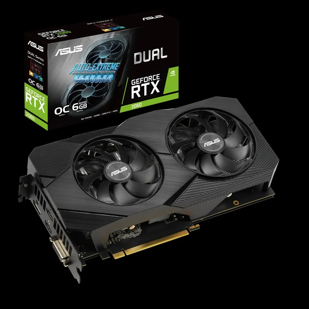 Asus GeForce RTX 2060 Dual EVO OC 6GB - Graphics card