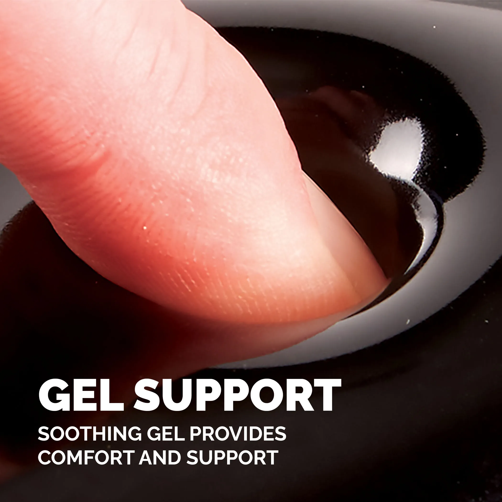 FELLOWES CRYSTAL BLACK MOUSEPAD &amp; WRIST REST