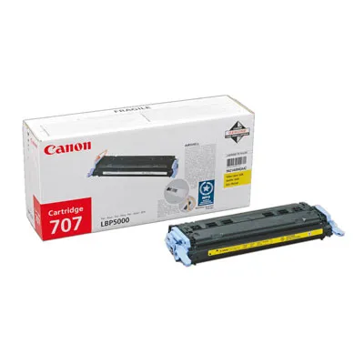 Canon 707 -laservärikasetti, keltainen