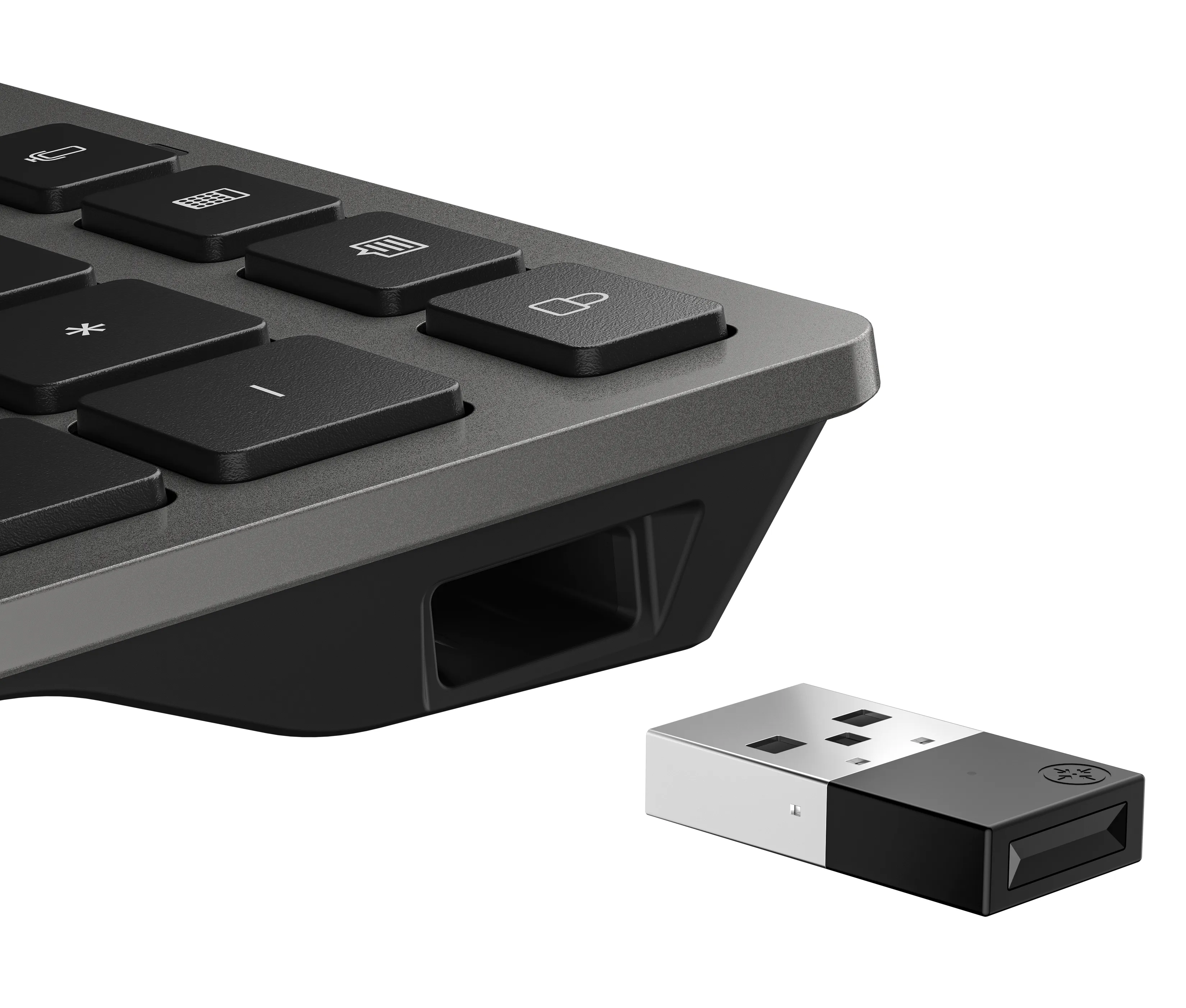 HP 725 Multi-Device Wireless Keyboard, Black