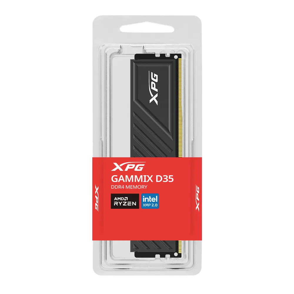 ADATA DDR4 - 32GB - 3600 - CL - 18, Single RAM (black, AX4U360032G18I-SBKD35, XPG GAMMIX D35, INTEL XMP)