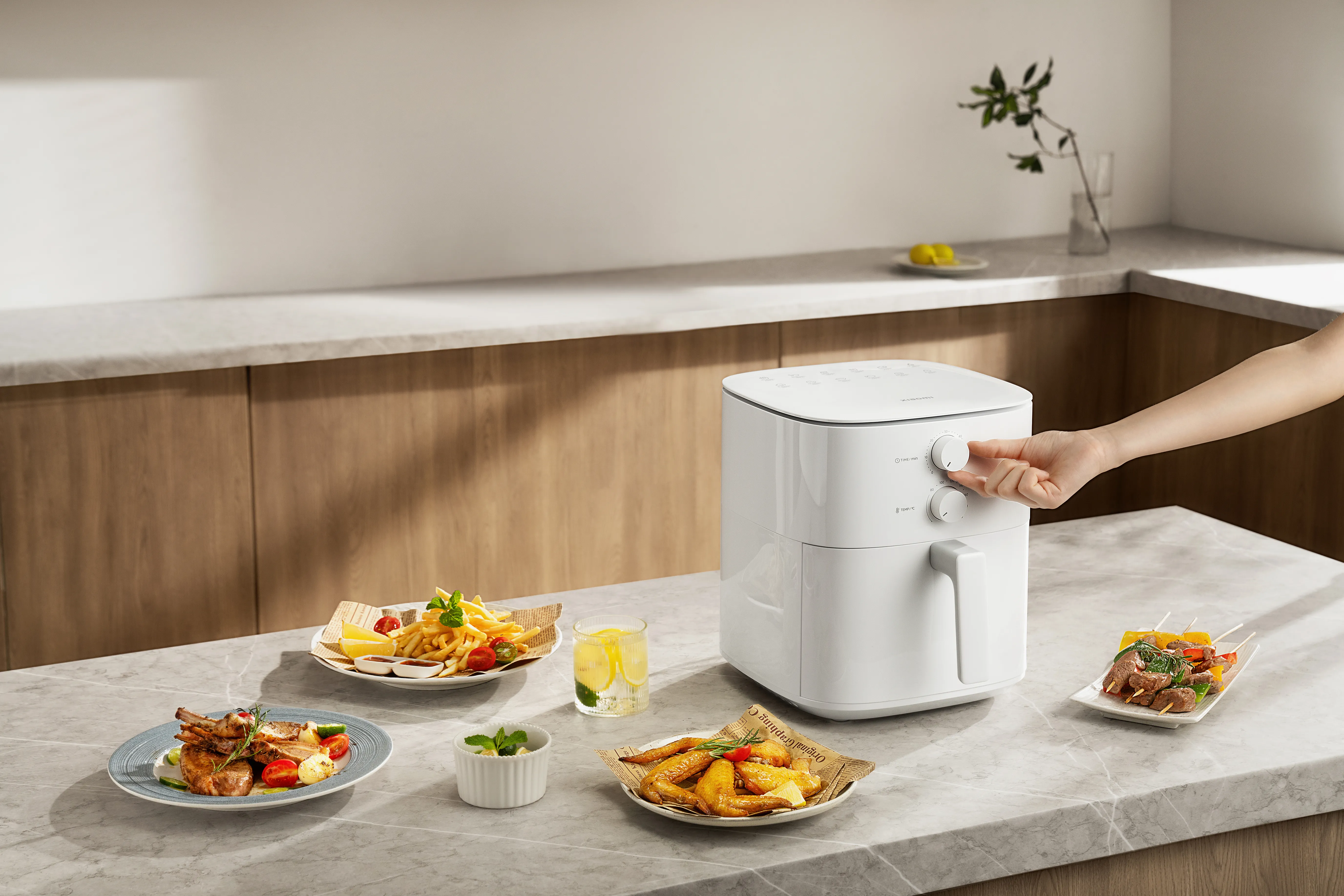 Xiaomi Air Fryer Essential - airfryer, white, 6l