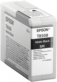 EPSON Singlepack Matte Black T850800 UltraChrome HD ink 80ml