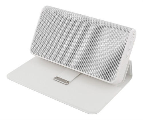 STREETZ Bluetooth-kaiutin ja varavirtal&auml;hde, V2.1, 5200mAh, valkoinen