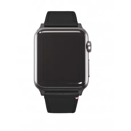 Decoded - leather strap for Apple watch 42mm Black